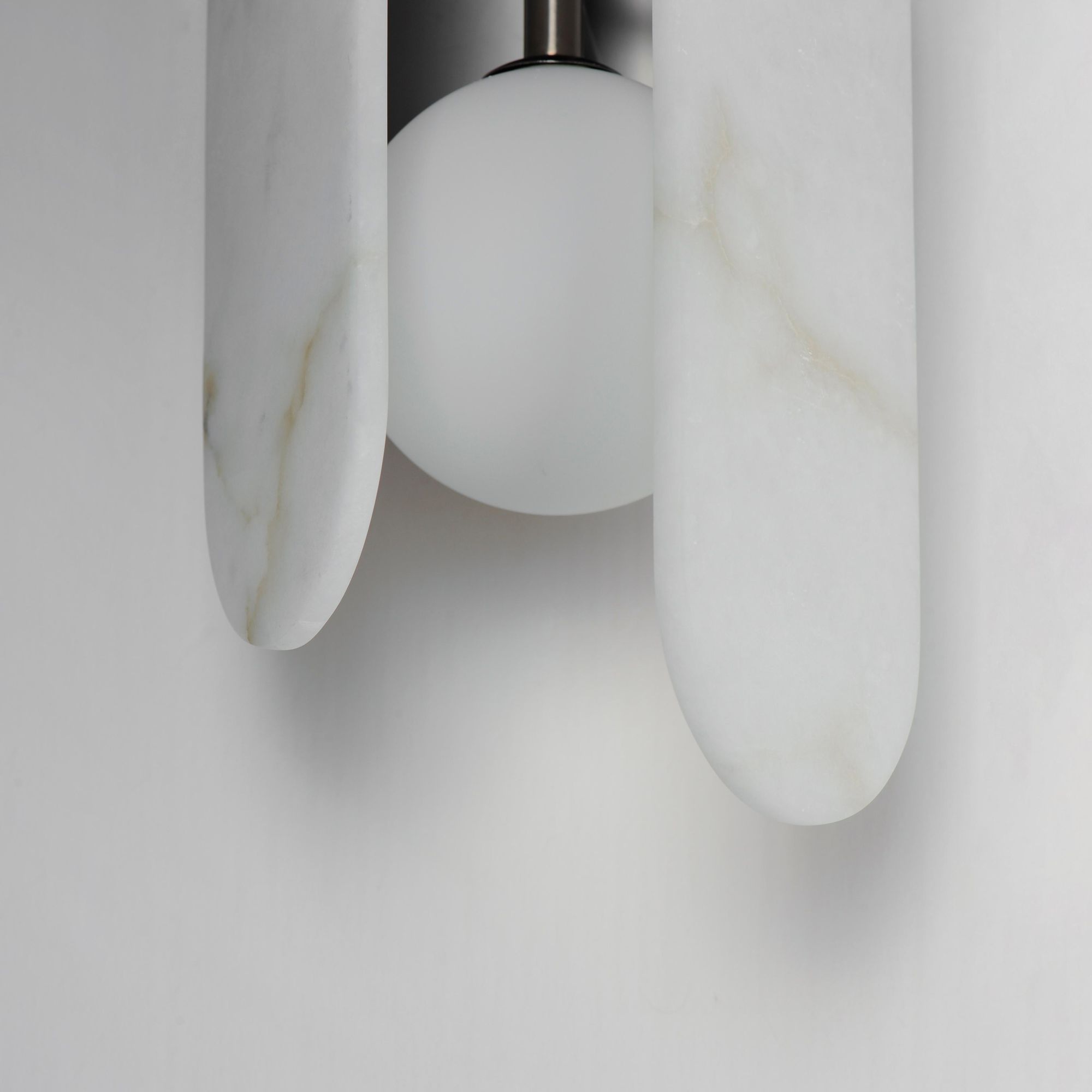 Studio M SM24810OXGM Megalith White Onyx Wall Sconce in Gunmetal by Nina Magon