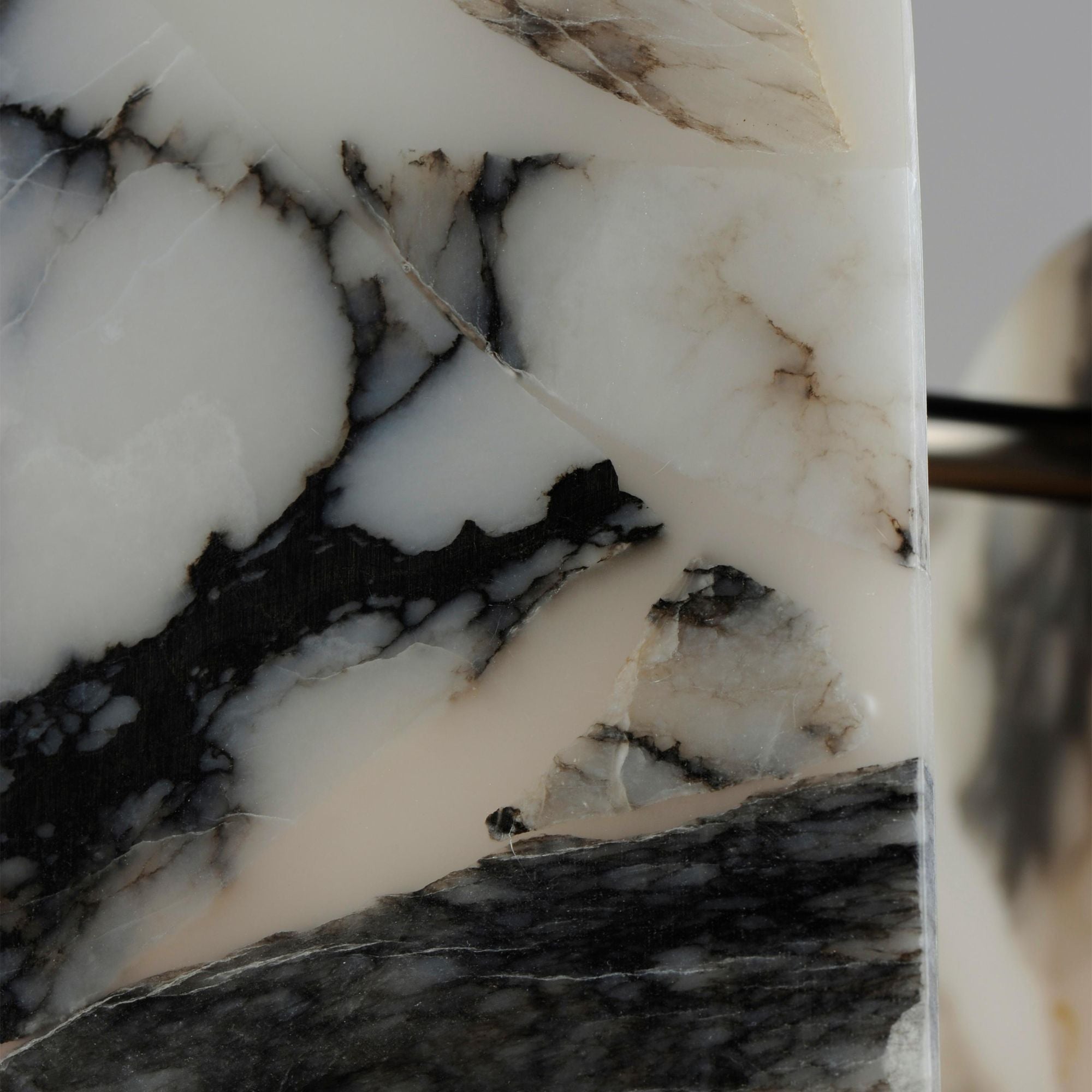Studio M SM24811ARYBBZ Megalith Single Pendant Striae Arya in Brushed Bronze by Nina Magon