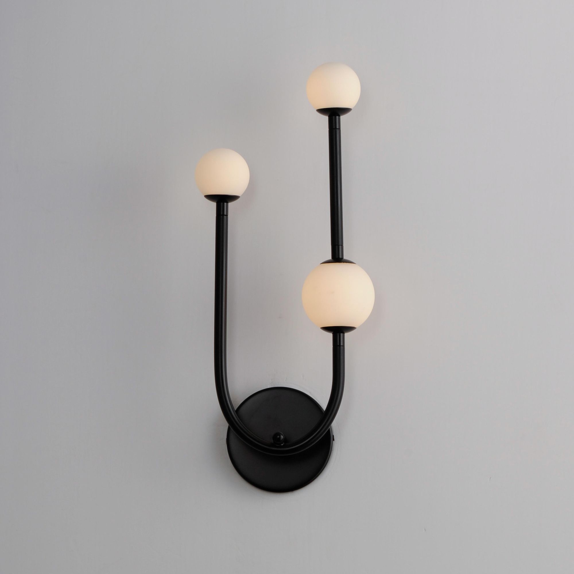 Studio M SM24830BK Alina 3-Light LED Wall Sconce in Black by Nina Magon