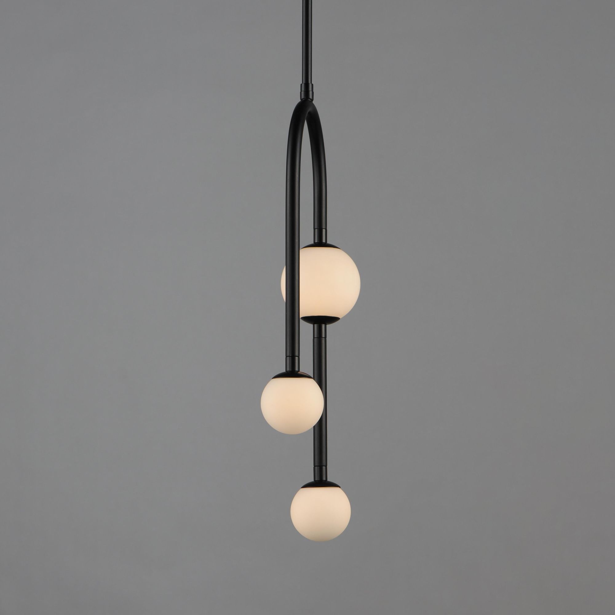 Studio M SM24833BK Alina 3-Light LED Pendant in Black by Nina Magon
