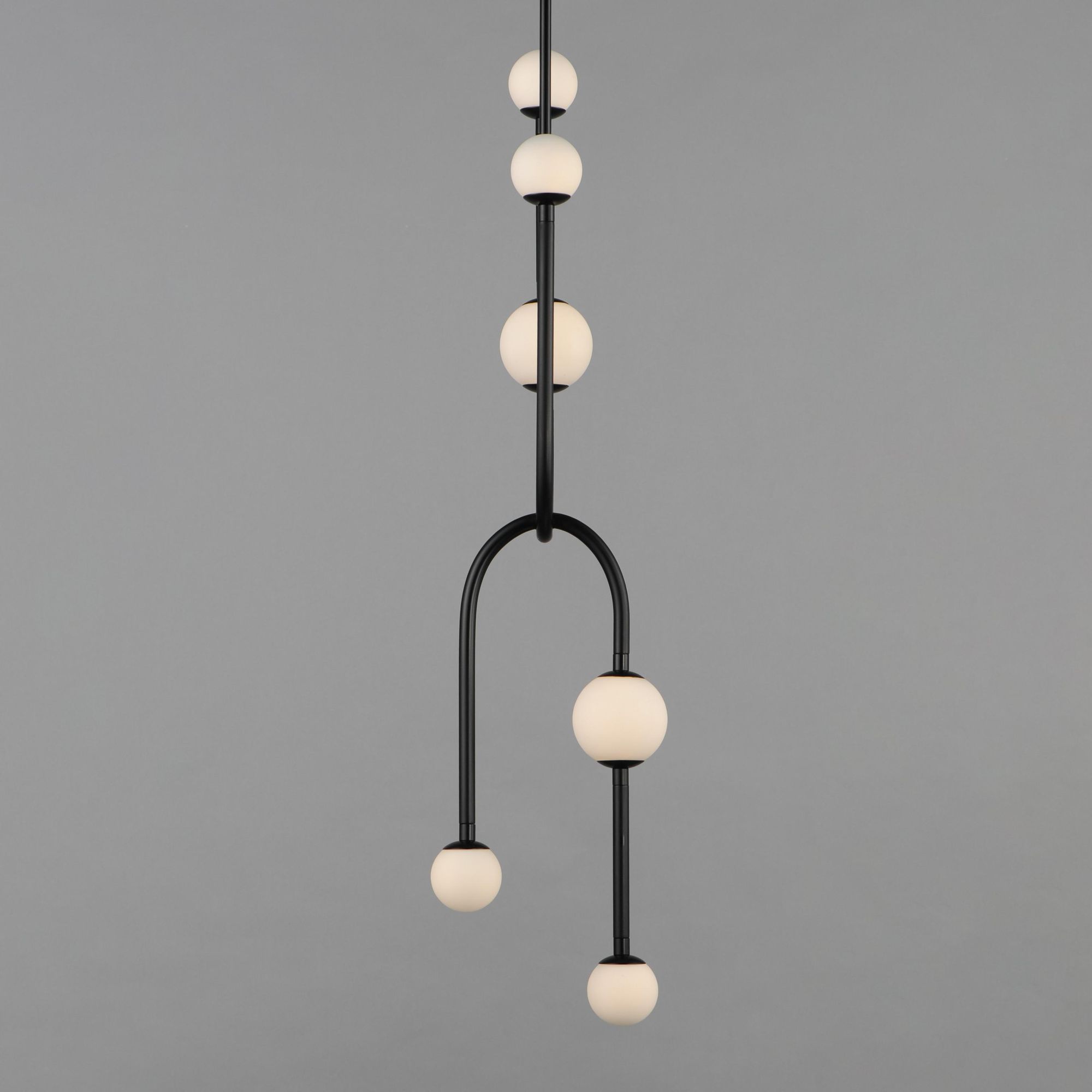 Studio M SM24836BK Alina 6-Light LED Pendant in Black by Nina Magon