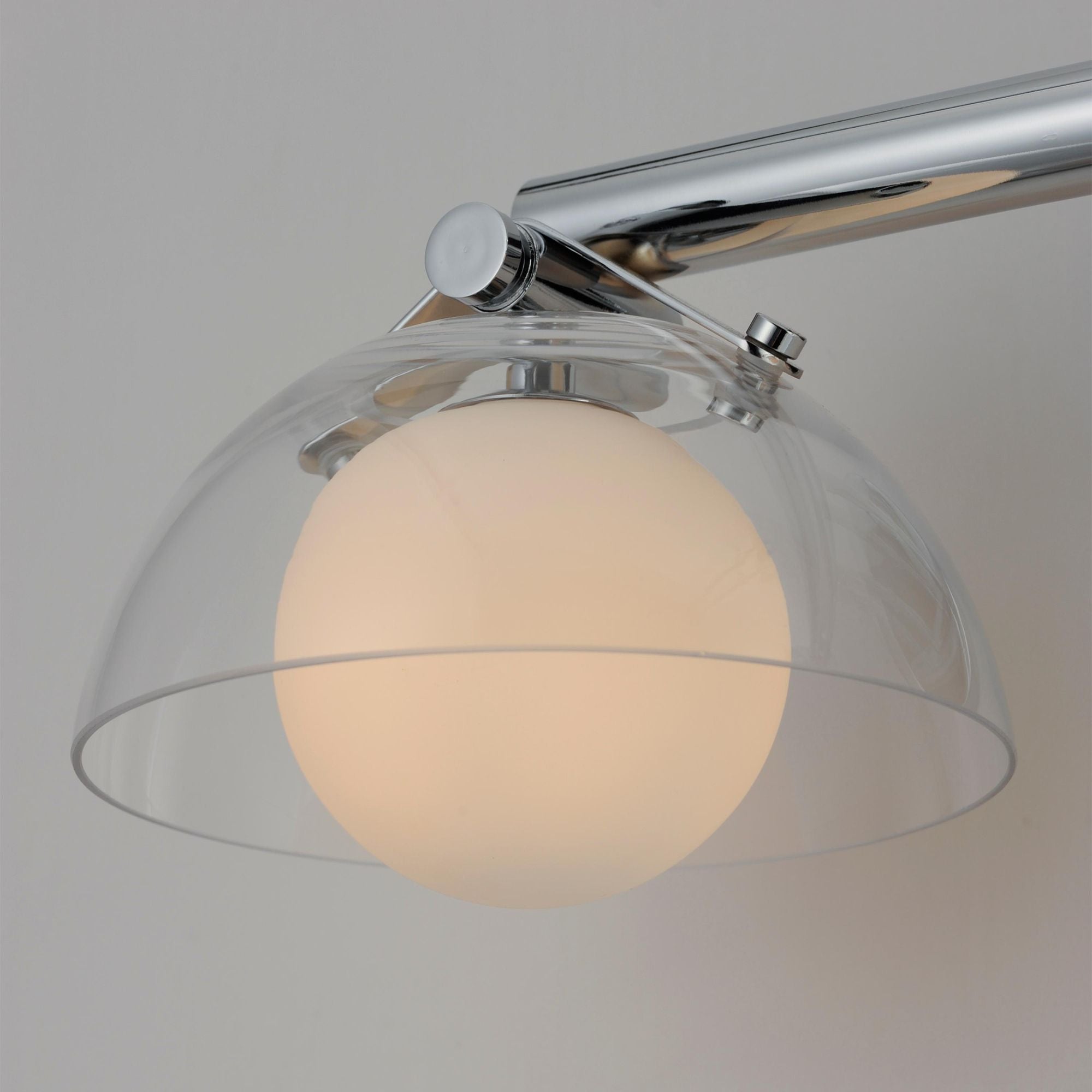 Studio M SM31002CLPC Domain 2-Light Wall Sconce - Clear/Chrome in Polished Chrome by Mat Sanders