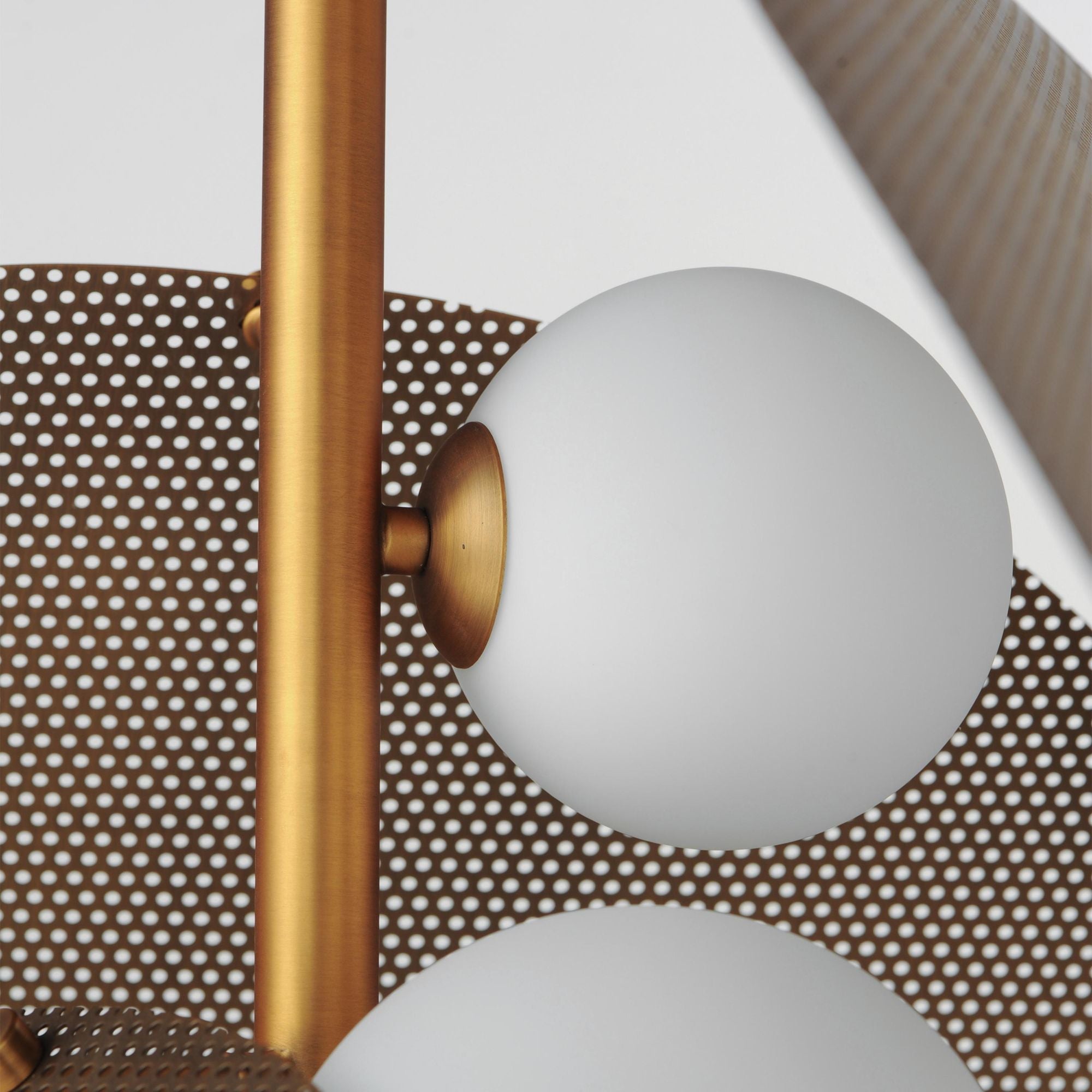 Studio M SM32303SWNAB Chips 5-Light Vertical Pendant - Brass in Natural Aged Brass by Mat Sanders