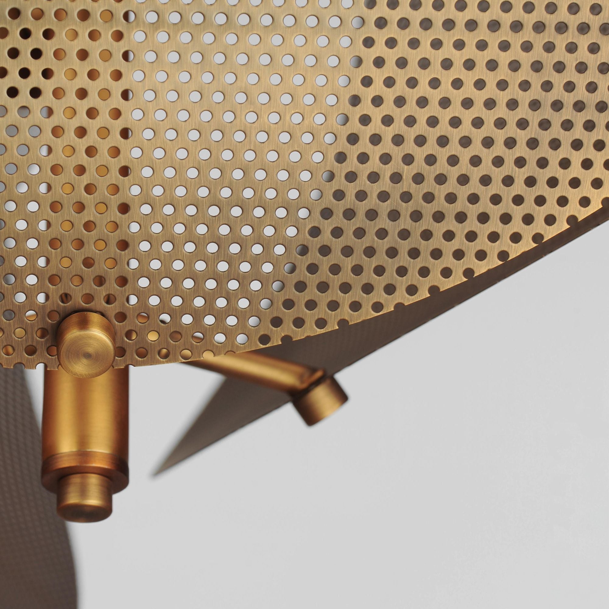 Studio M SM32303SWNAB Chips 5-Light Vertical Pendant - Brass in Natural Aged Brass by Mat Sanders