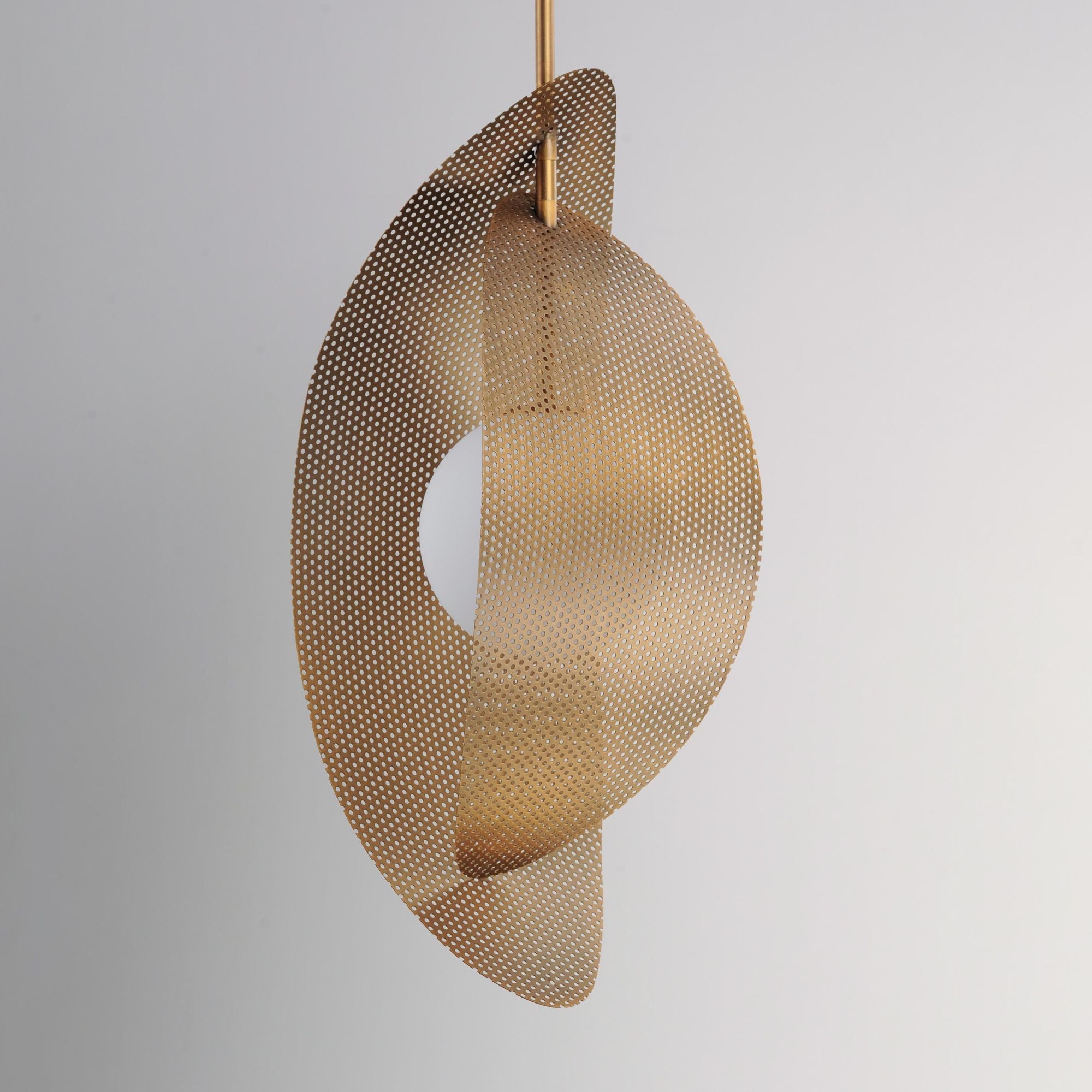 Studio M SM32361SWNAB Chips 1-Light Pendant - Brass in Natural Aged Brass by Mat Sanders