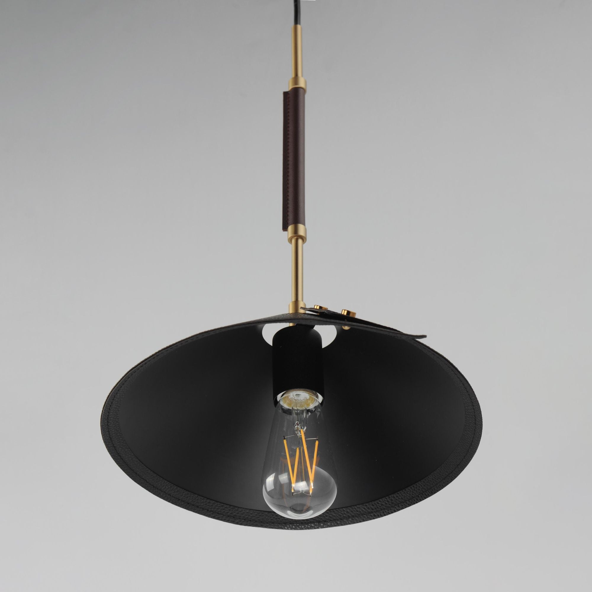 Studio M SM81801NAB Cavalier 11" Pendant in Natural Aged Brass by Mat Sanders