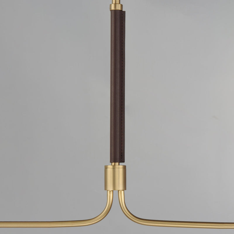 Studio M SM81802NAB Cavalier 2-Light Pendant in Natural Aged Brass by Mat Sanders