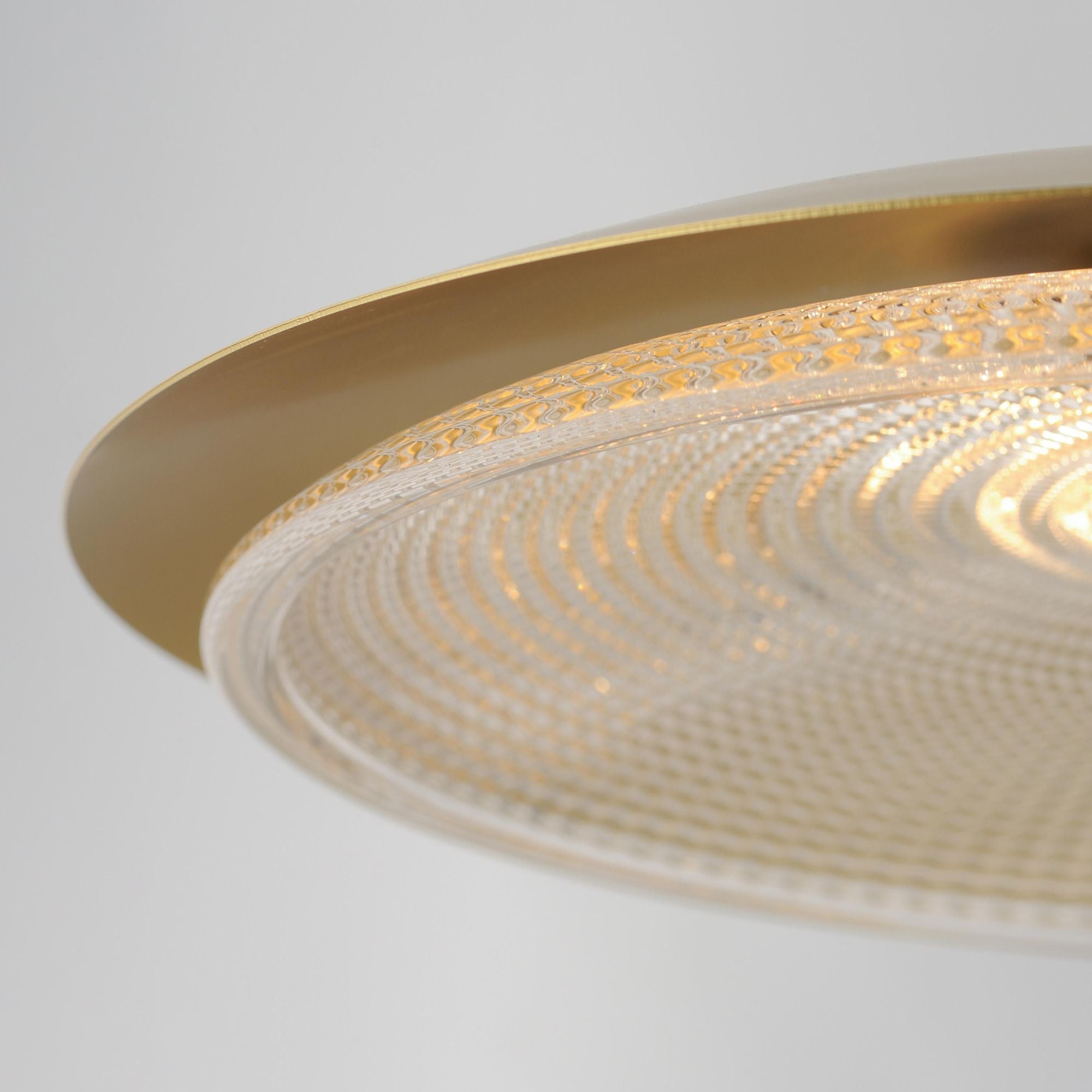 Studio M SM81868CRNAB Prismatic LED Table Lamp in Natural Aged Brass by Mat Sanders