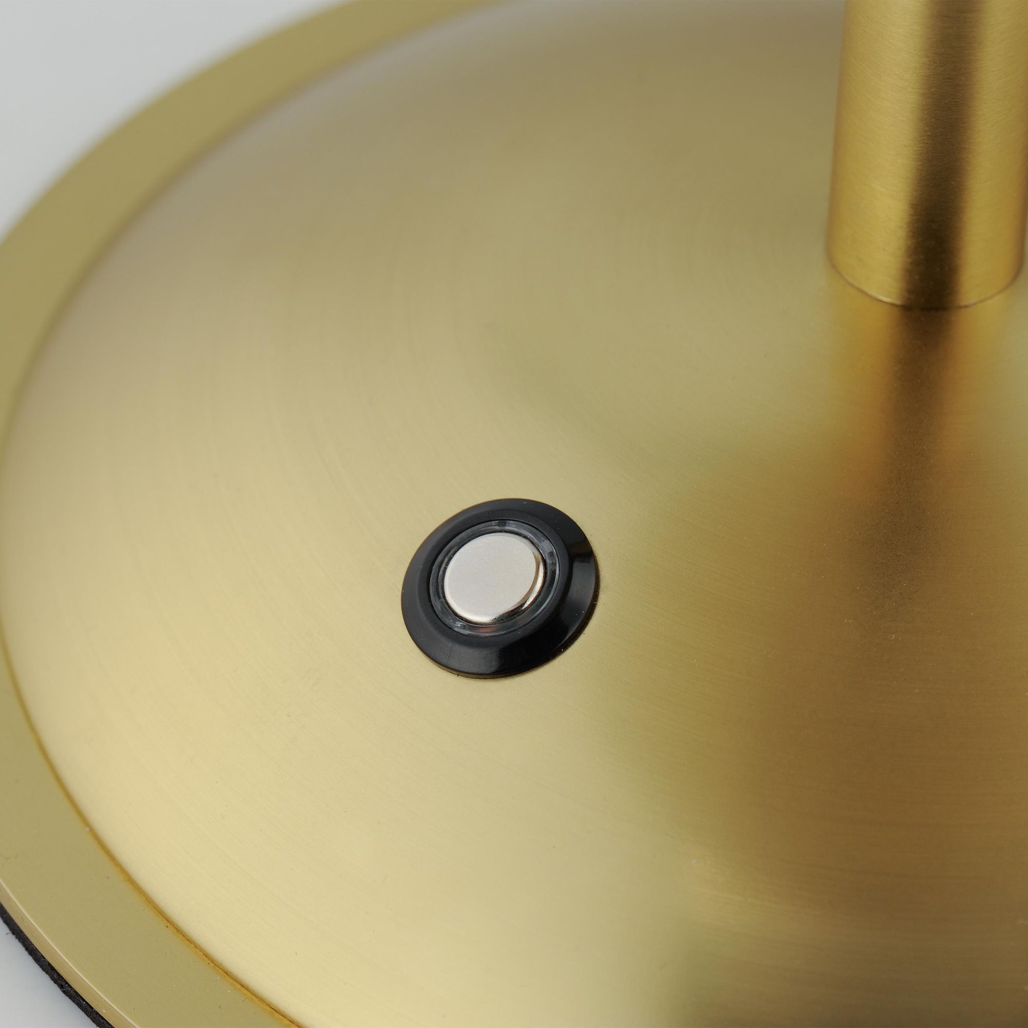 Studio M SM81868CRNAB Prismatic LED Table Lamp in Natural Aged Brass by Mat Sanders