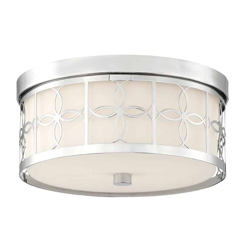 Anniversary 2 Light Polished Nickel Ceiling Mount