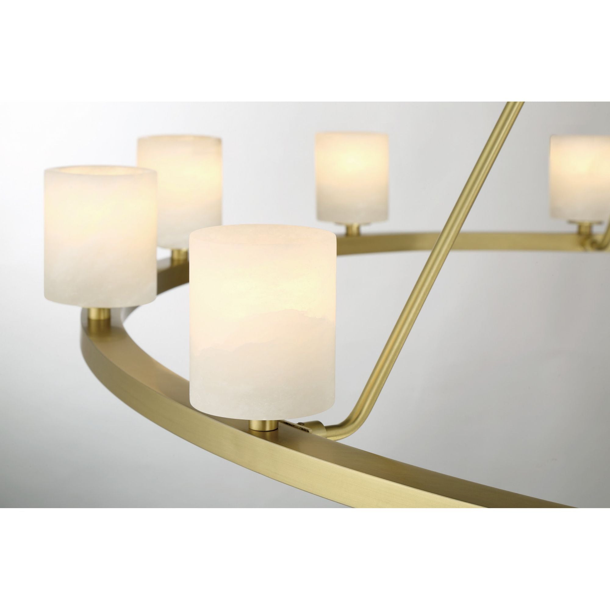 Aragon 46.75'' LED Soft Brass Chandelier Gold 46.75"W x 32"H x 46.75"D