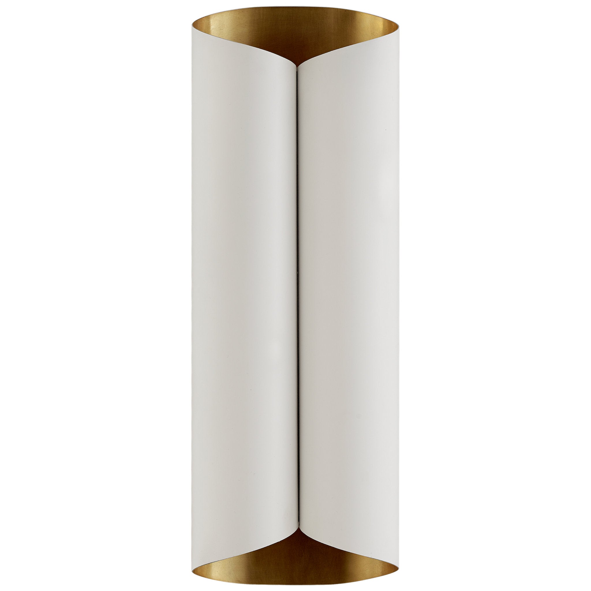 AERIN Selfoss Large Sconce in Plaster White and Gild