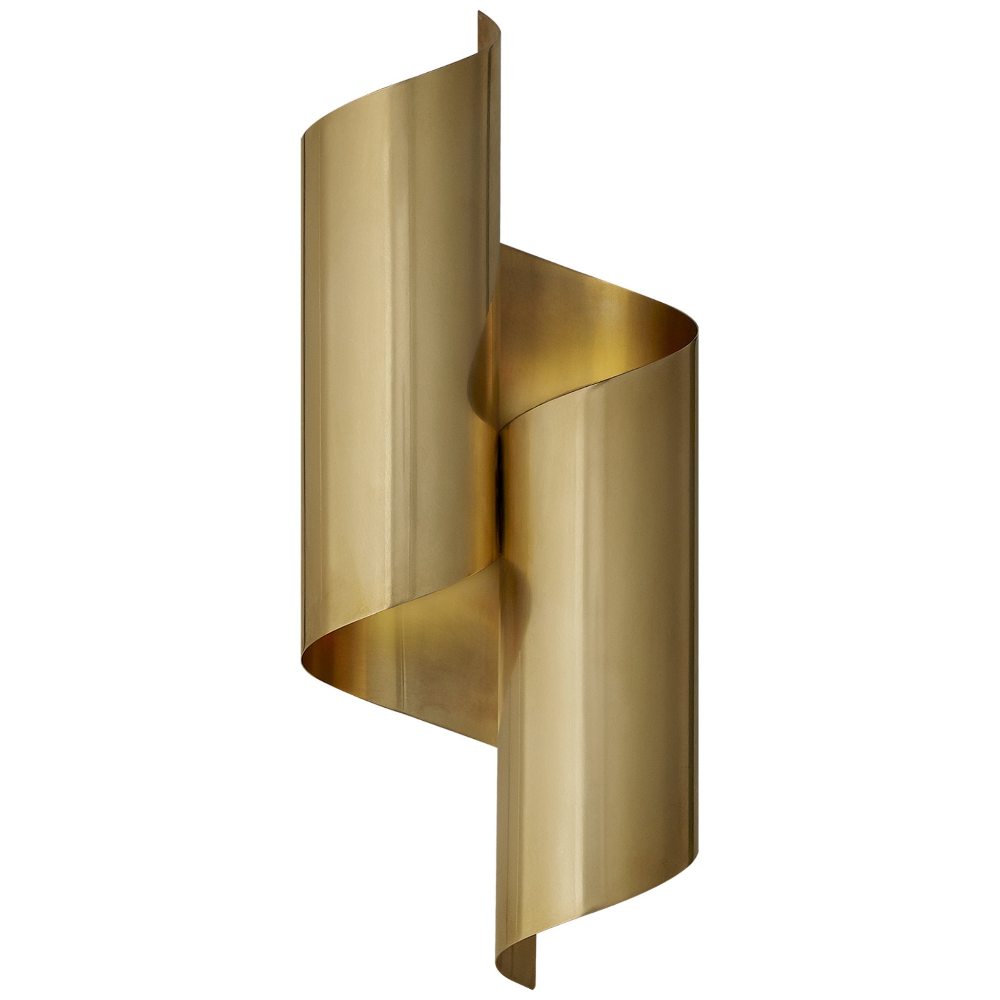 AERIN Iva Medium Wrapped Sconce in Hand-Rubbed Antique Brass