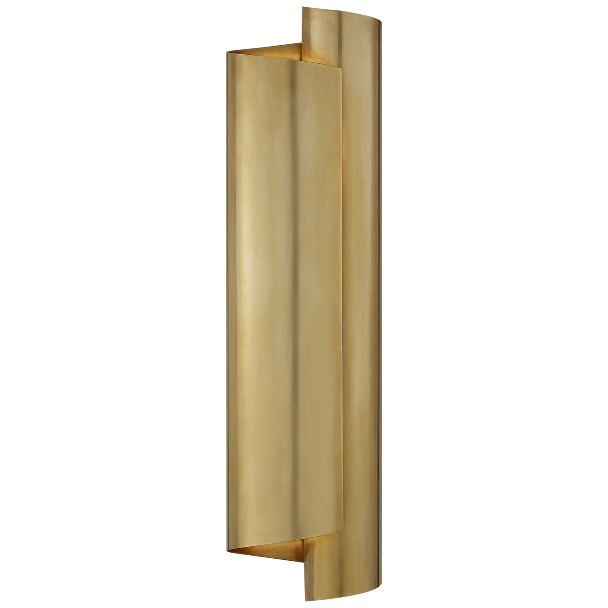 AERIN Iva Large Wrapped Sconce in Hand-Rubbed Antique Brass