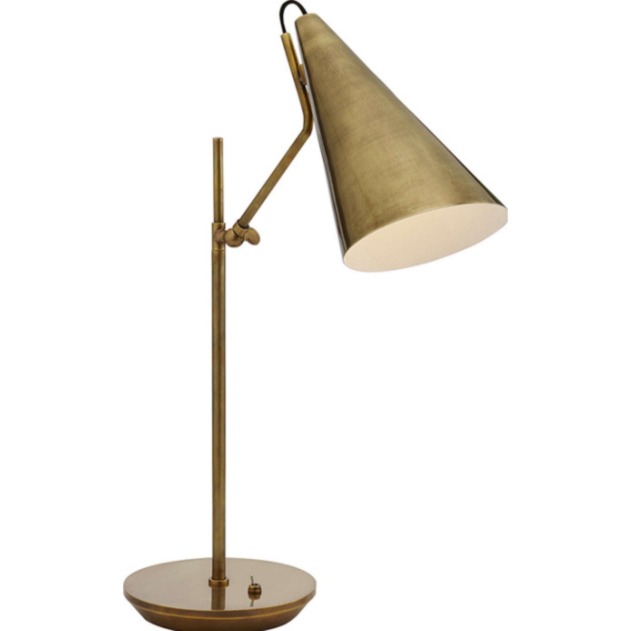 AERIN Clemente Table Lamp in Hand-Rubbed Antique Brass W7" x H20.75"