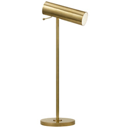 AERIN Lancelot Pivoting Desk Lamp in Hand-Rubbed Antique Brass