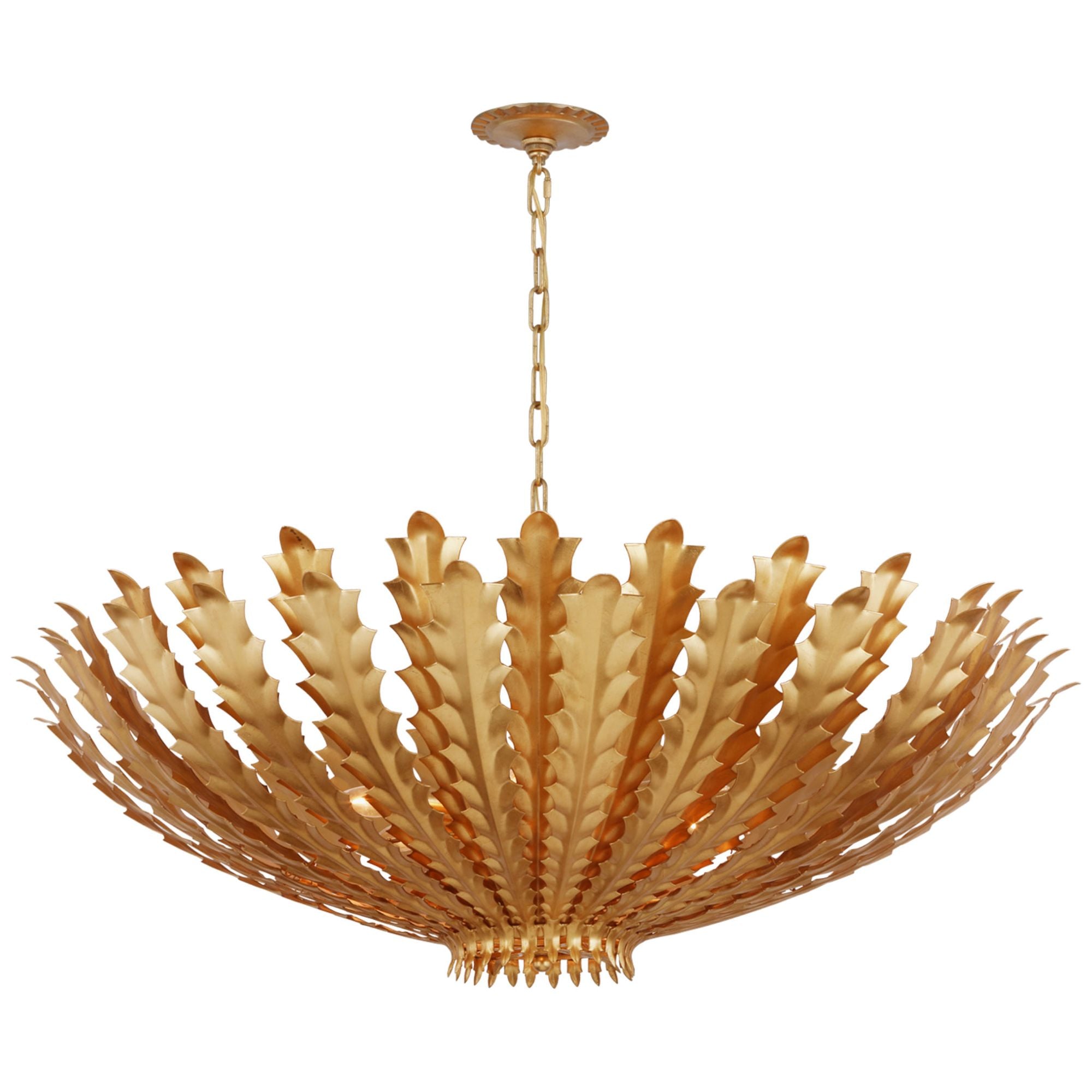 AERIN Hampton Extra Large Chandelier in Gild Ceiling Light W40" x H15.75"