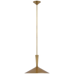 AERIN Rosetta Large Pendant in Hand-Rubbed Antique Brass