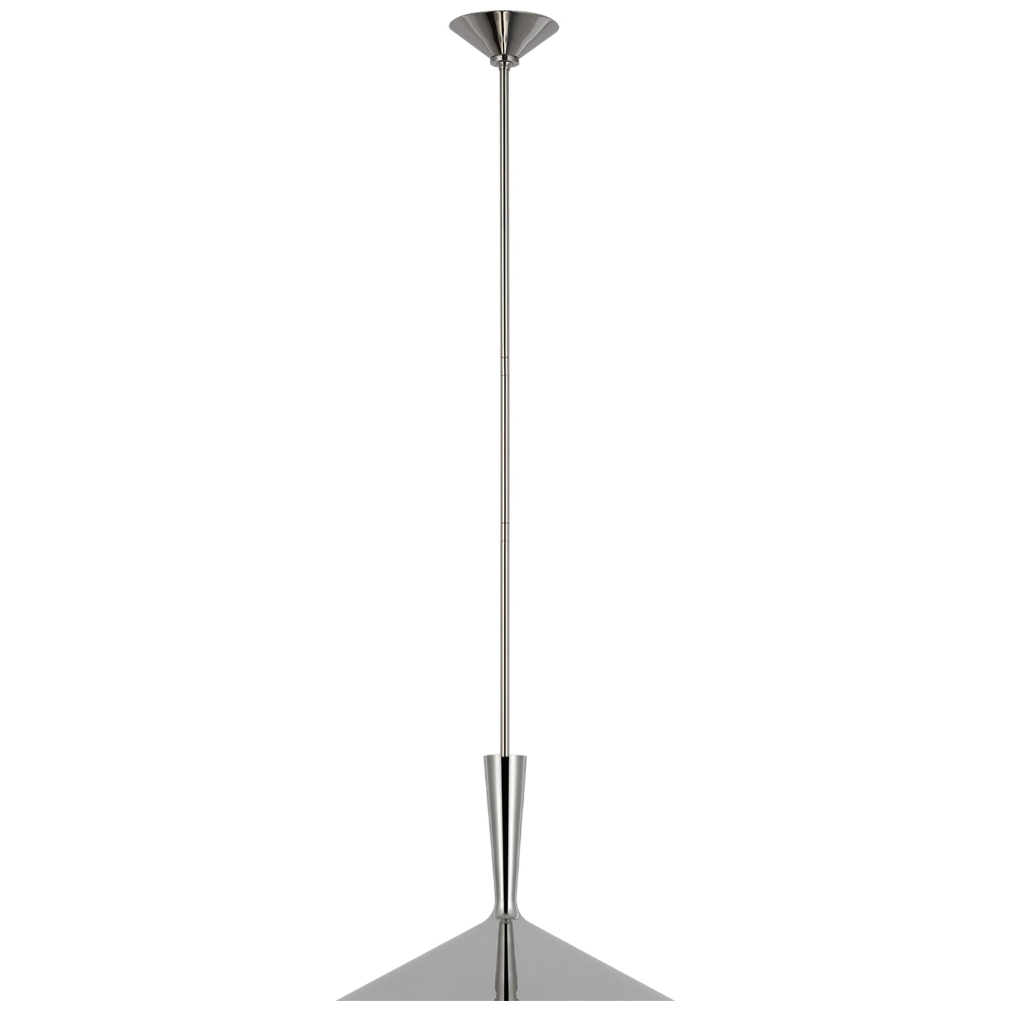 AERIN Rosetta Large Pendant in Polished Nickel Ceiling Light W18"