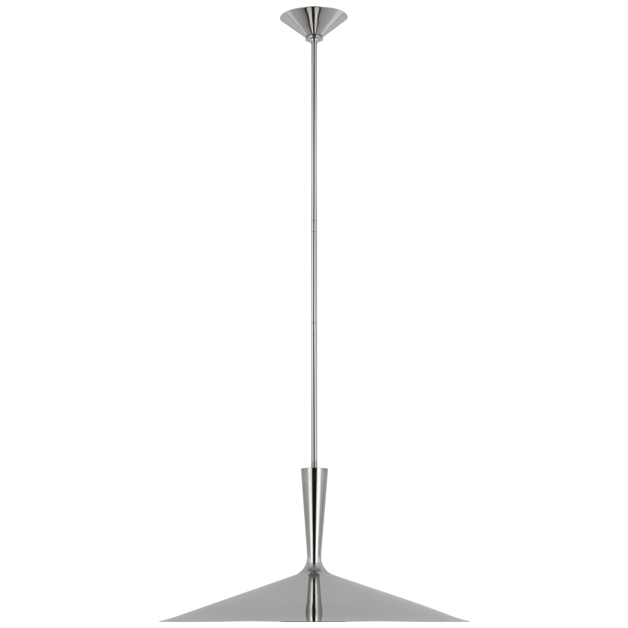 AERIN Rosetta XL Pendant in Polished Nickel Ceiling Light W26"