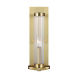 Generation Lighting AW1041BBS Alexa Hampton Demi 1 Light Wall / Bath Light in Burnished Brass