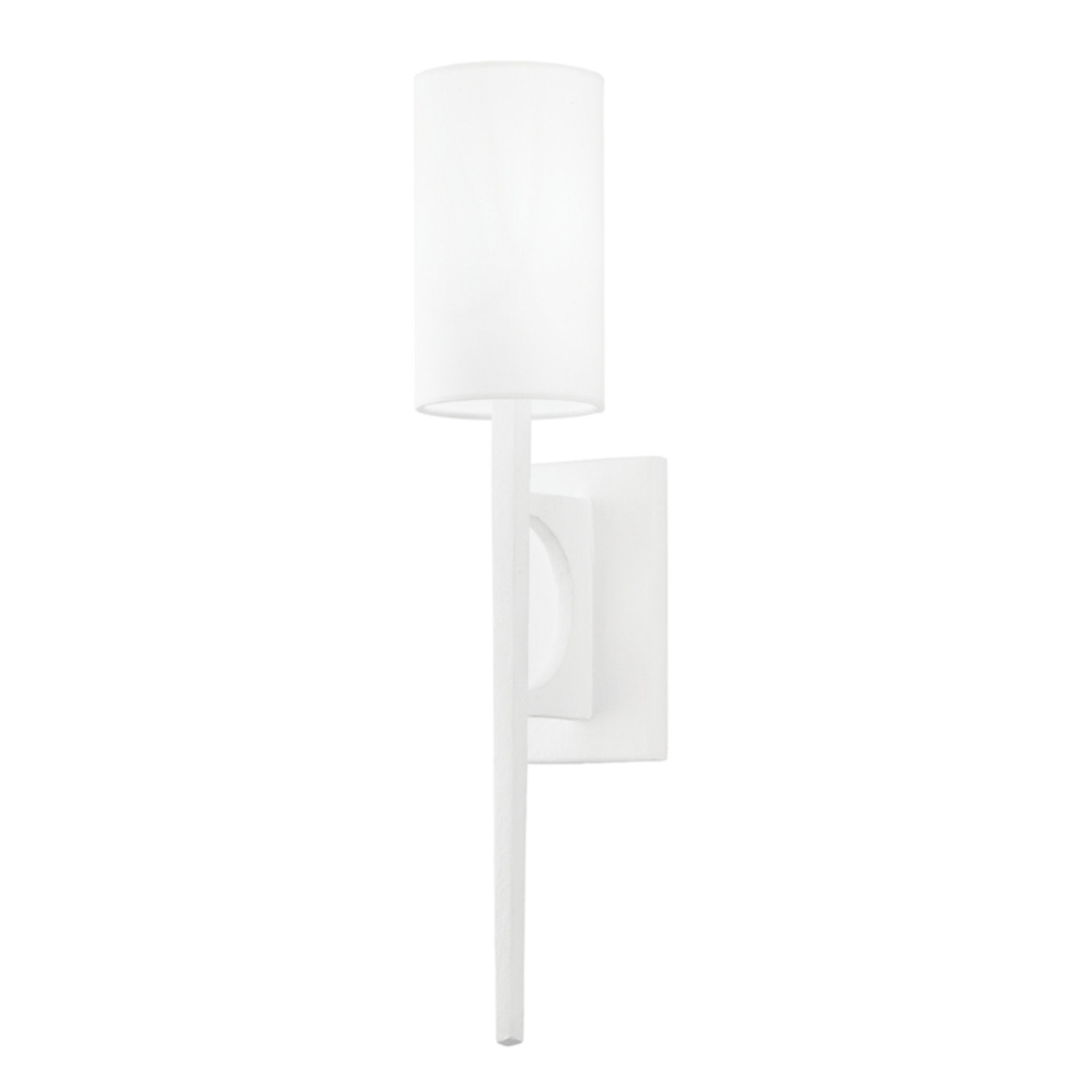 Wallace 1 Light Wall Sconce in Gesso White