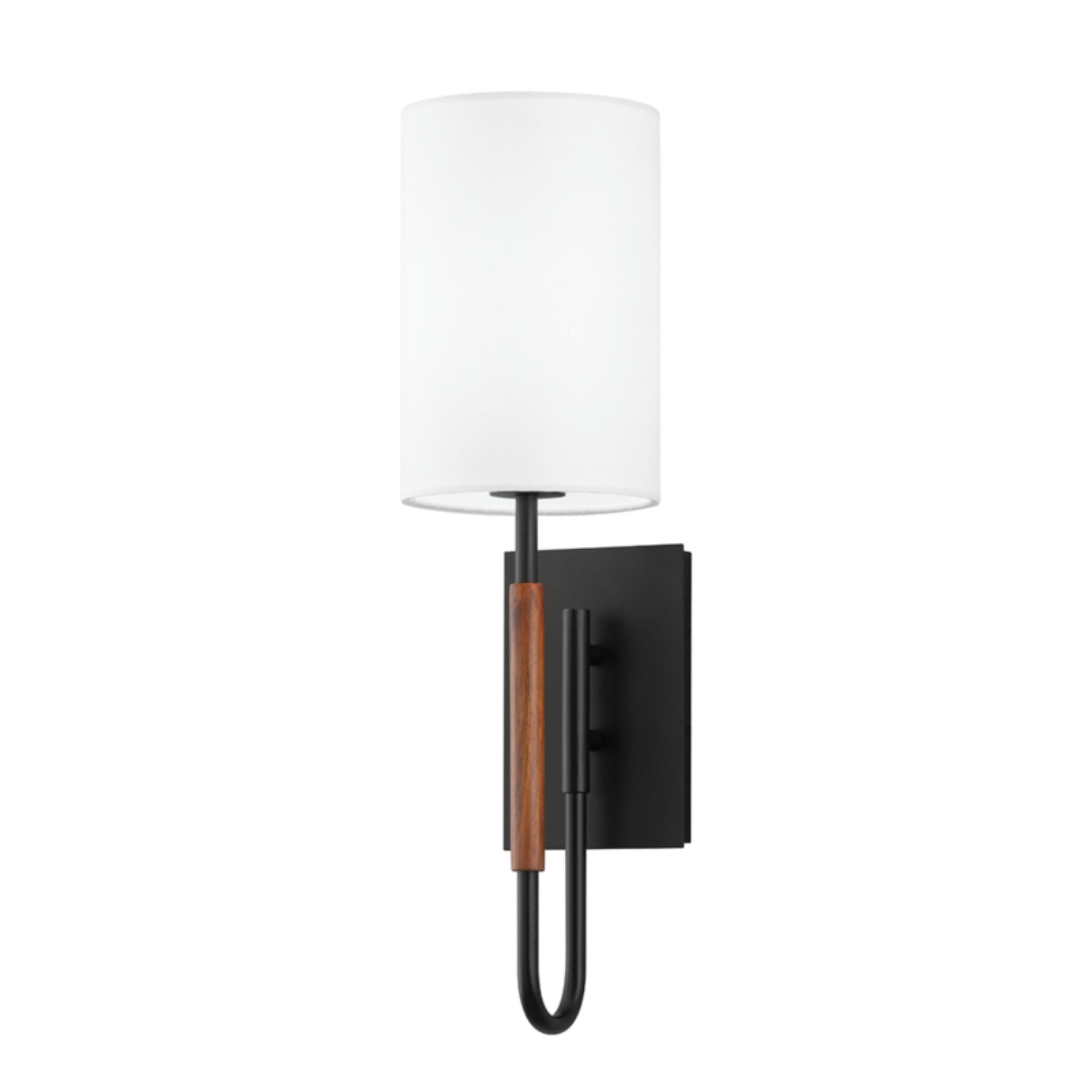 Cosmo Wall Sconce 1-Light LED in  Soft Black 5.75L x 5.75W x 21H