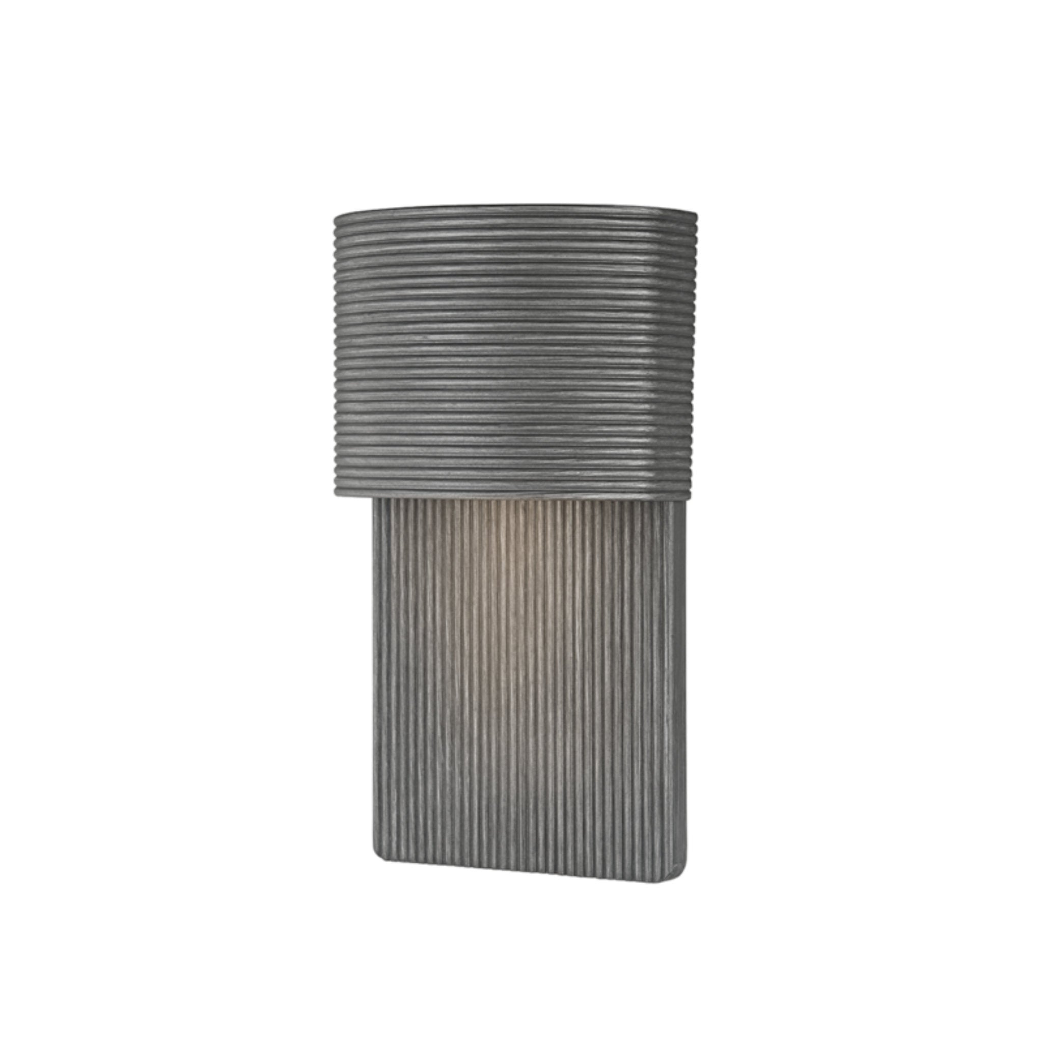 Tempe 1-Light Exterior Wall Sconce in Graphite 6.75W x 12H