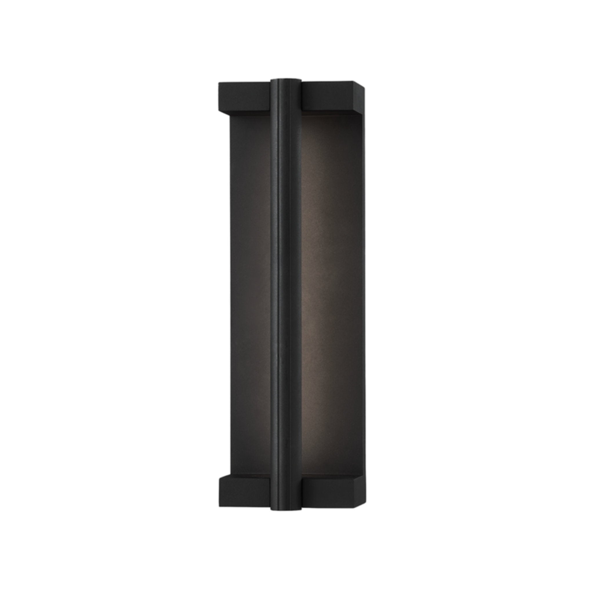 Calla Wall Sconce 1-Light Outdoor LED in  Textured Black 4.75L x 4.75W x 15H