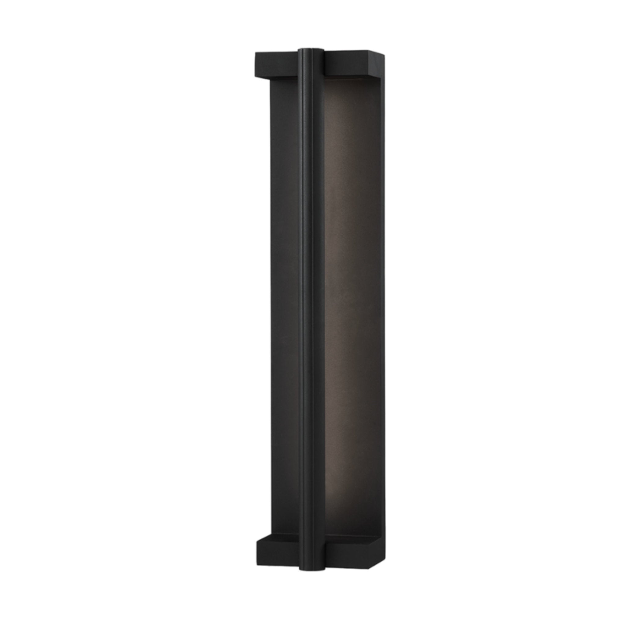 Calla Wall Sconce 1-Light Outdoor LED in  Textured Black 4.75L x 4.75W x 21.5H