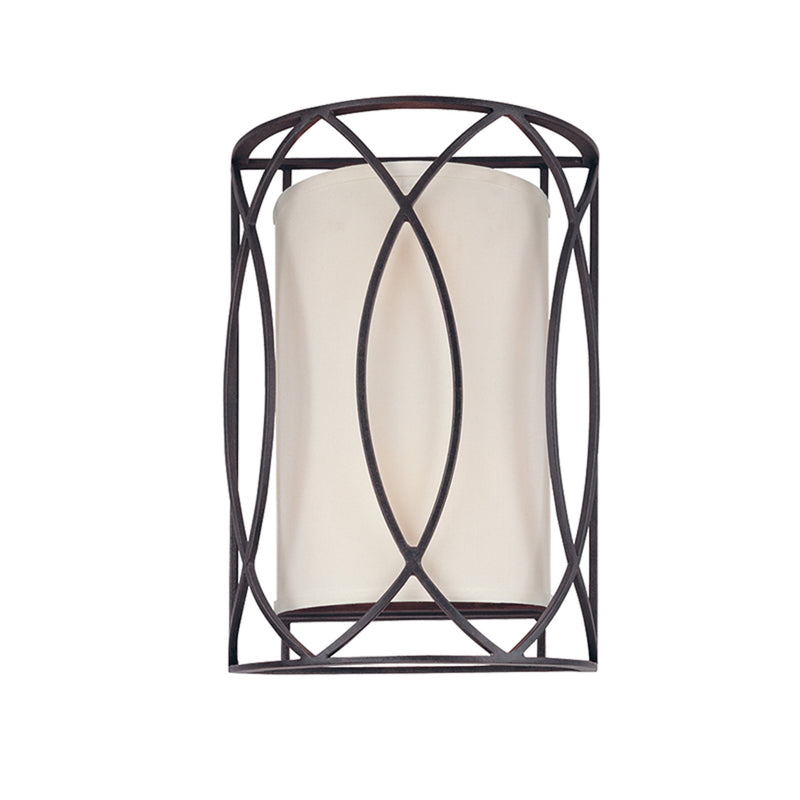 Sausalito 2 Light Wall Sconce in Textured Iron
