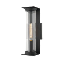 Presley 1 Light Wall Sconce in Textured Black