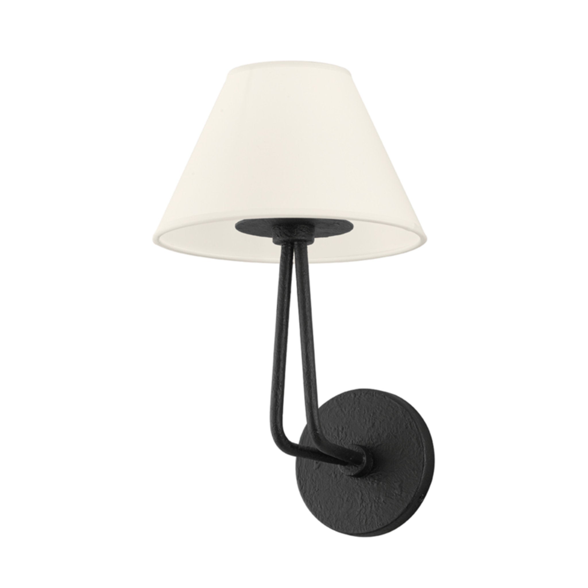 Ozias Wall Sconce 1-Light LED in  Black Iron 8L x 8W x 13.75H