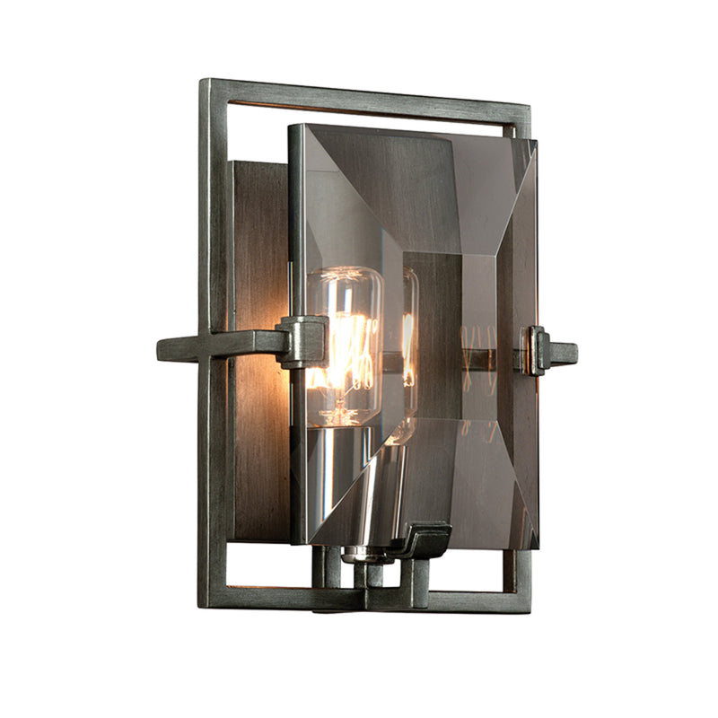 Prism 1 Light Wall Sconce in Graphite