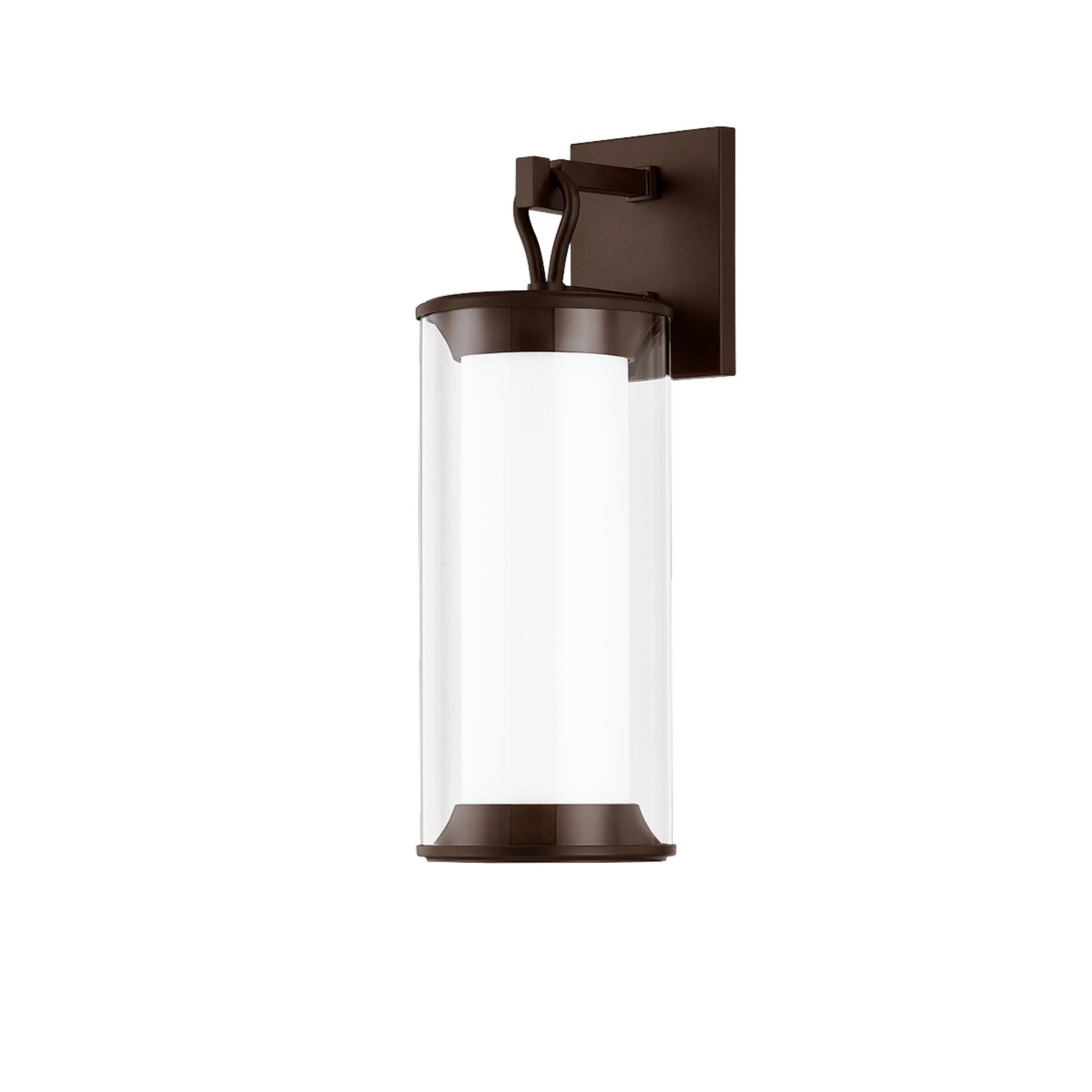 Cannes 1-Light Exterior Wall Sconce in Bronze 6.25W x 17.5H