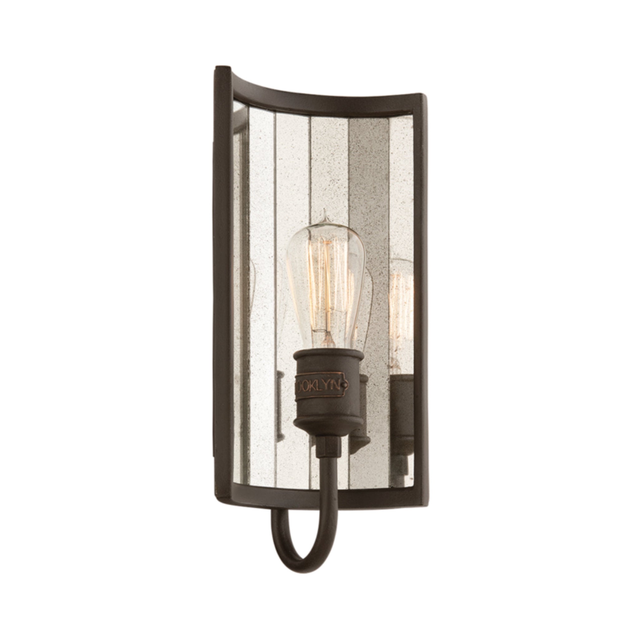 Brooklyn 1 Light Wall Sconce in Heritage Bronze