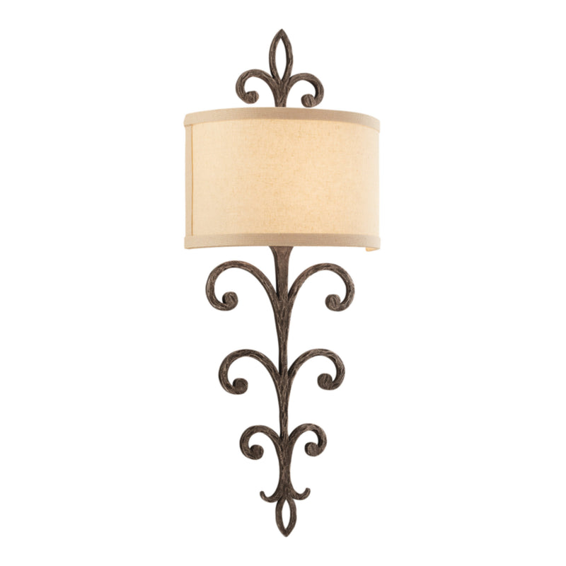 Crawford 2 Light Wall Sconce in Cottage Bronze