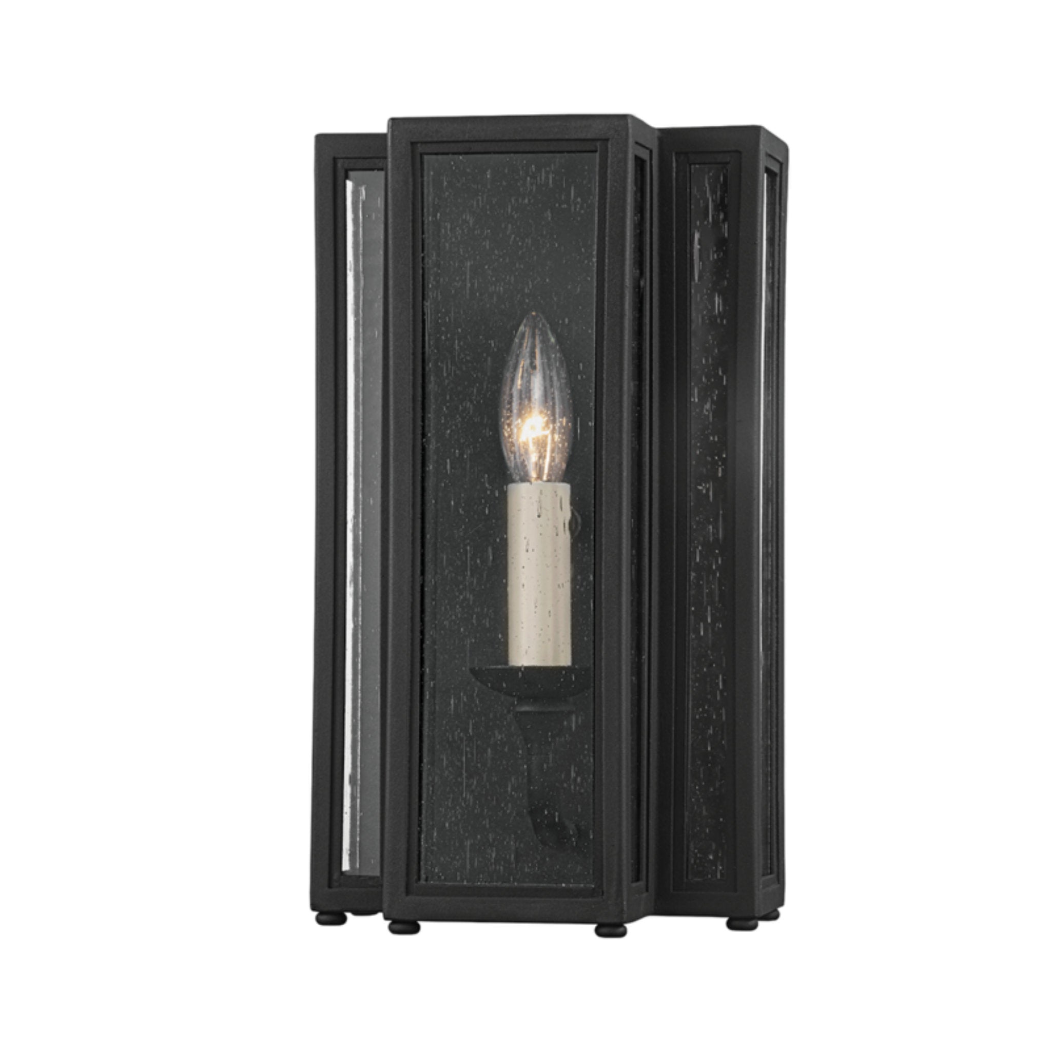 Leor 1 Light Wall Sconce in Textured Black