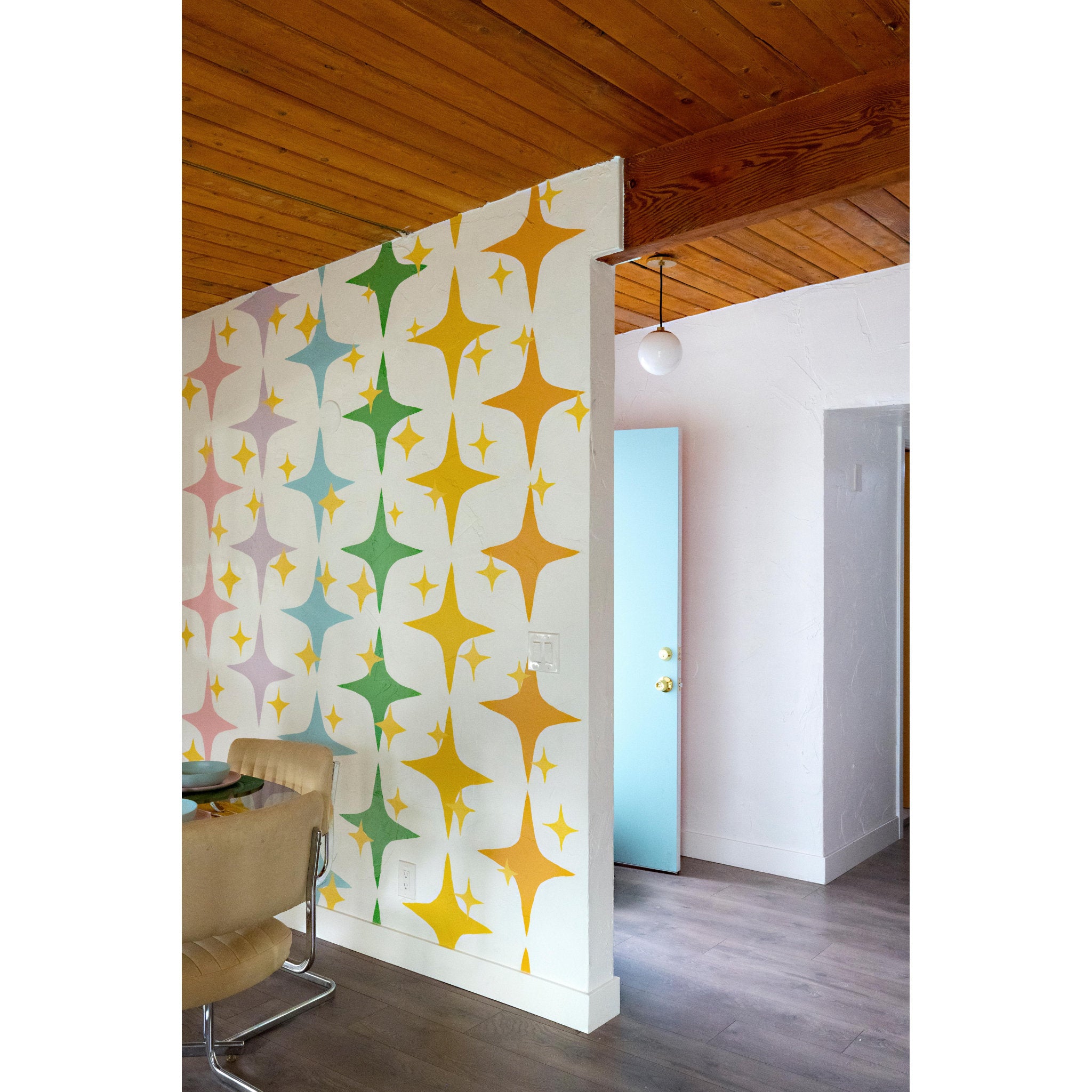 Stella 1-Light Pendant in  Aged Brass 7L x 7W x 7.75H