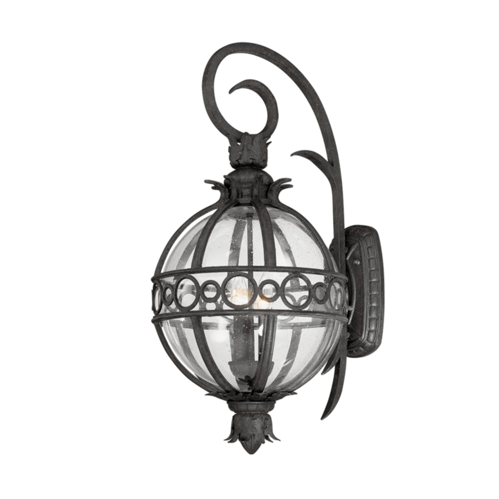 Campanile 3 Light Wall Sconce in French Iron