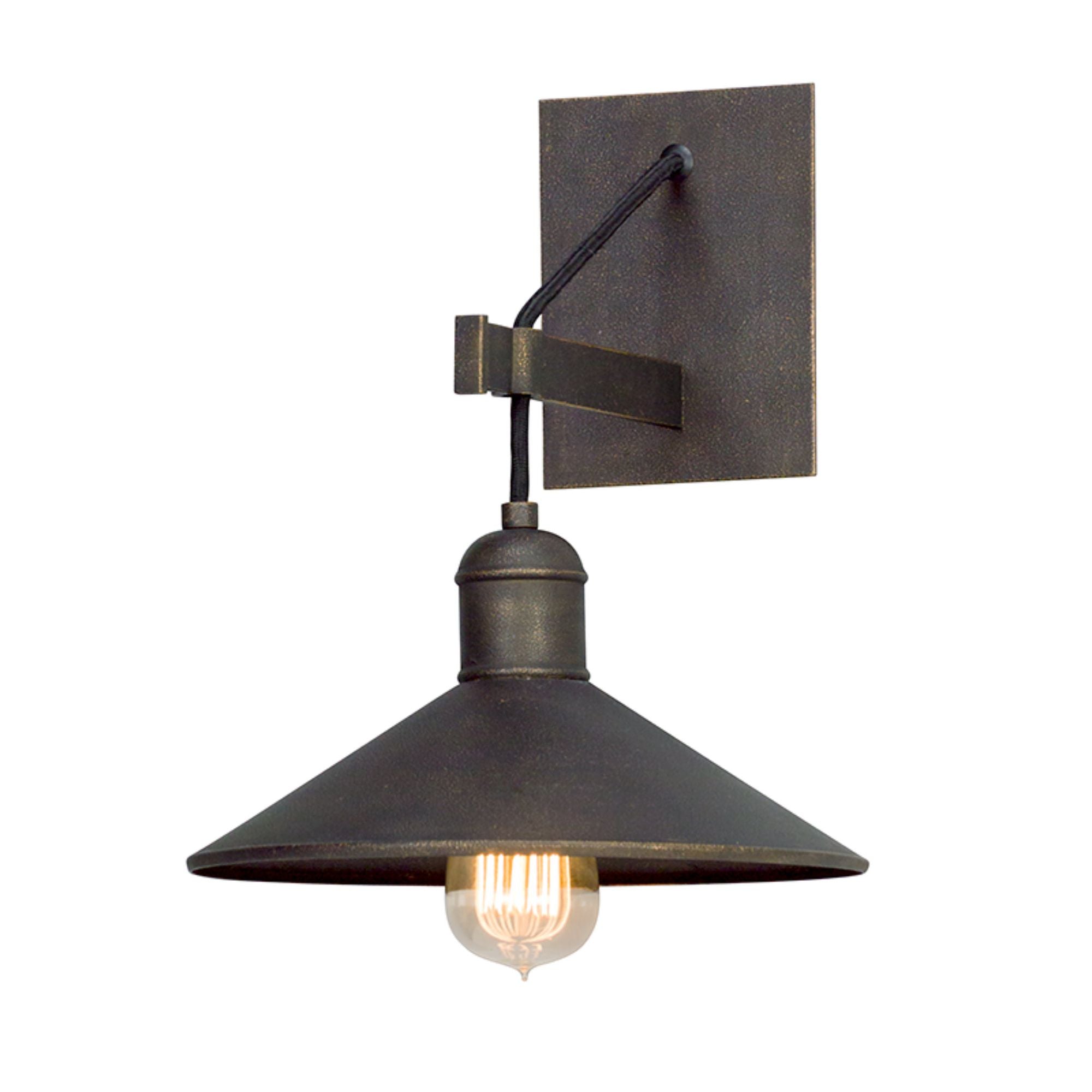 Mccoy Wall Sconce 1-Light LED in  Vintage Bronze 10L x 10W x 13.5H