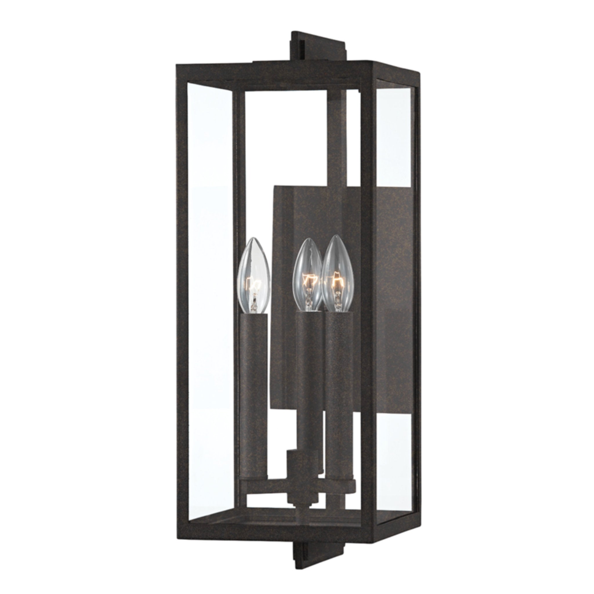 Nico 3 Light Wall Sconce in French Iron