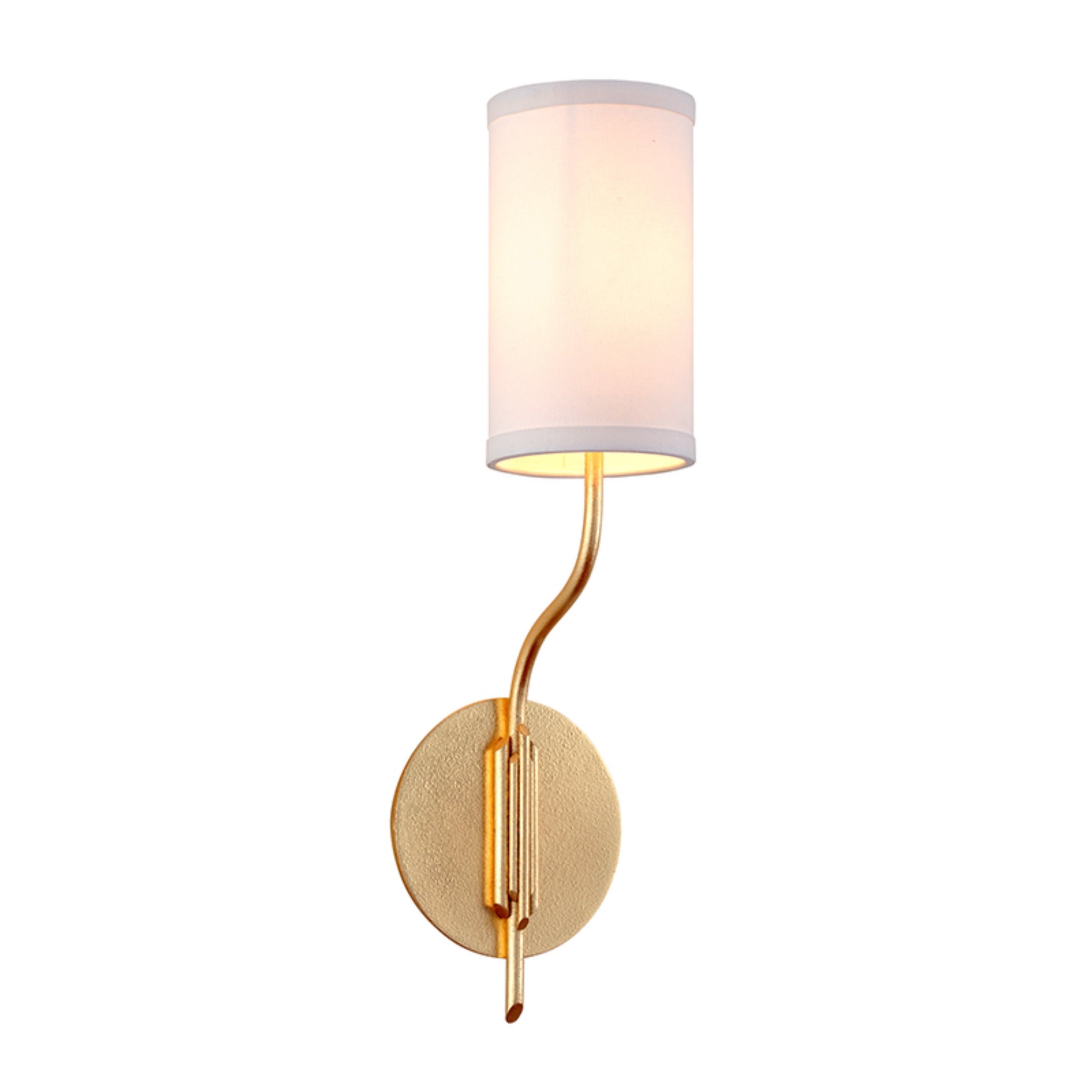 Juniper 1 Light Wall Sconce in Textured Gold Leaf
