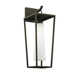 Mission Beach 1 Light Wall Sconce in Textured Black