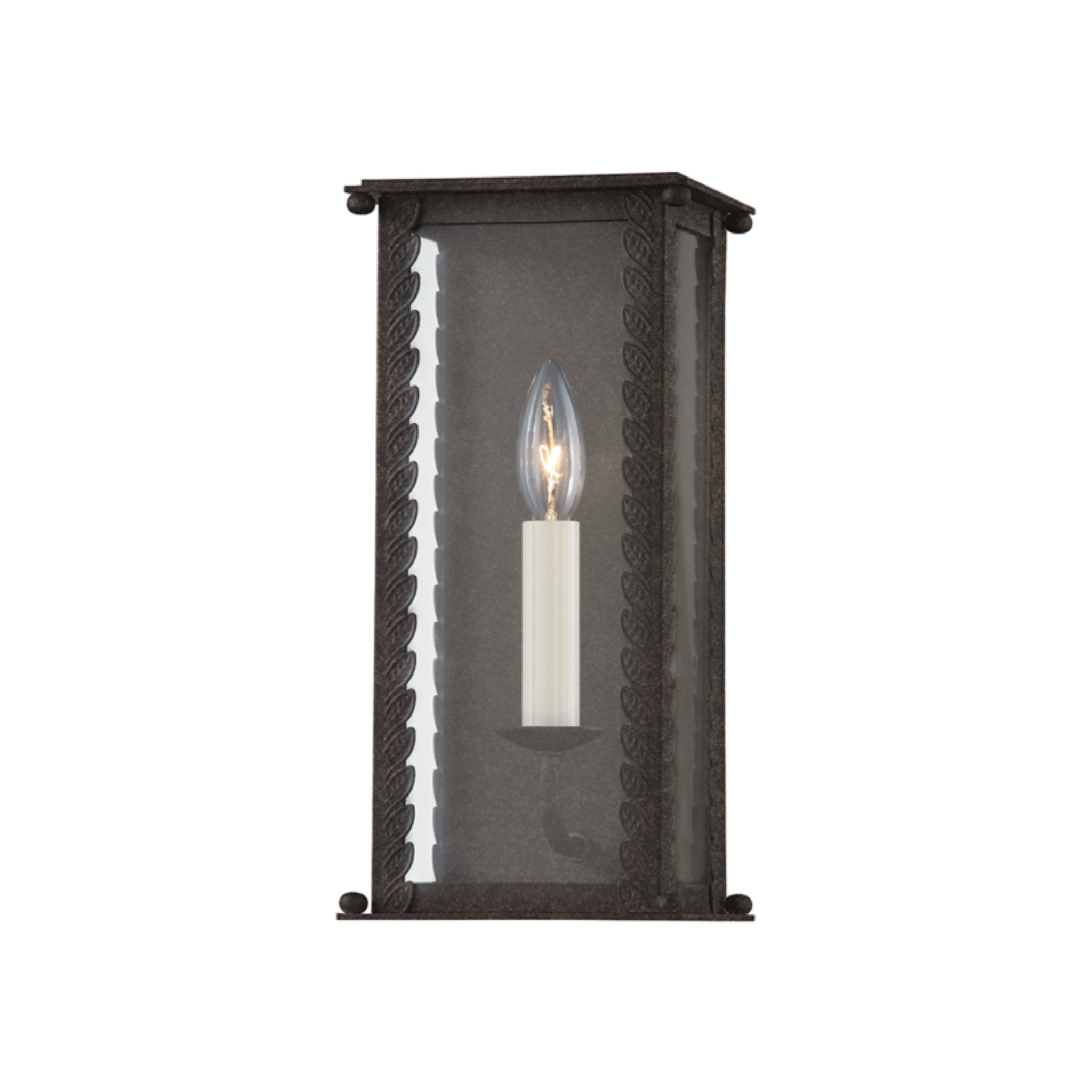 Zuma Wall Sconce 1-Light Outdoor LED in  French Iron 6.25L x 6.25W x 13H