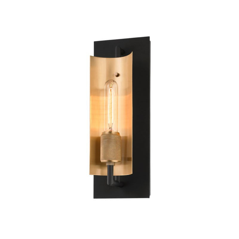 Emerson 1 Light Wall Sconce in Soft Black
