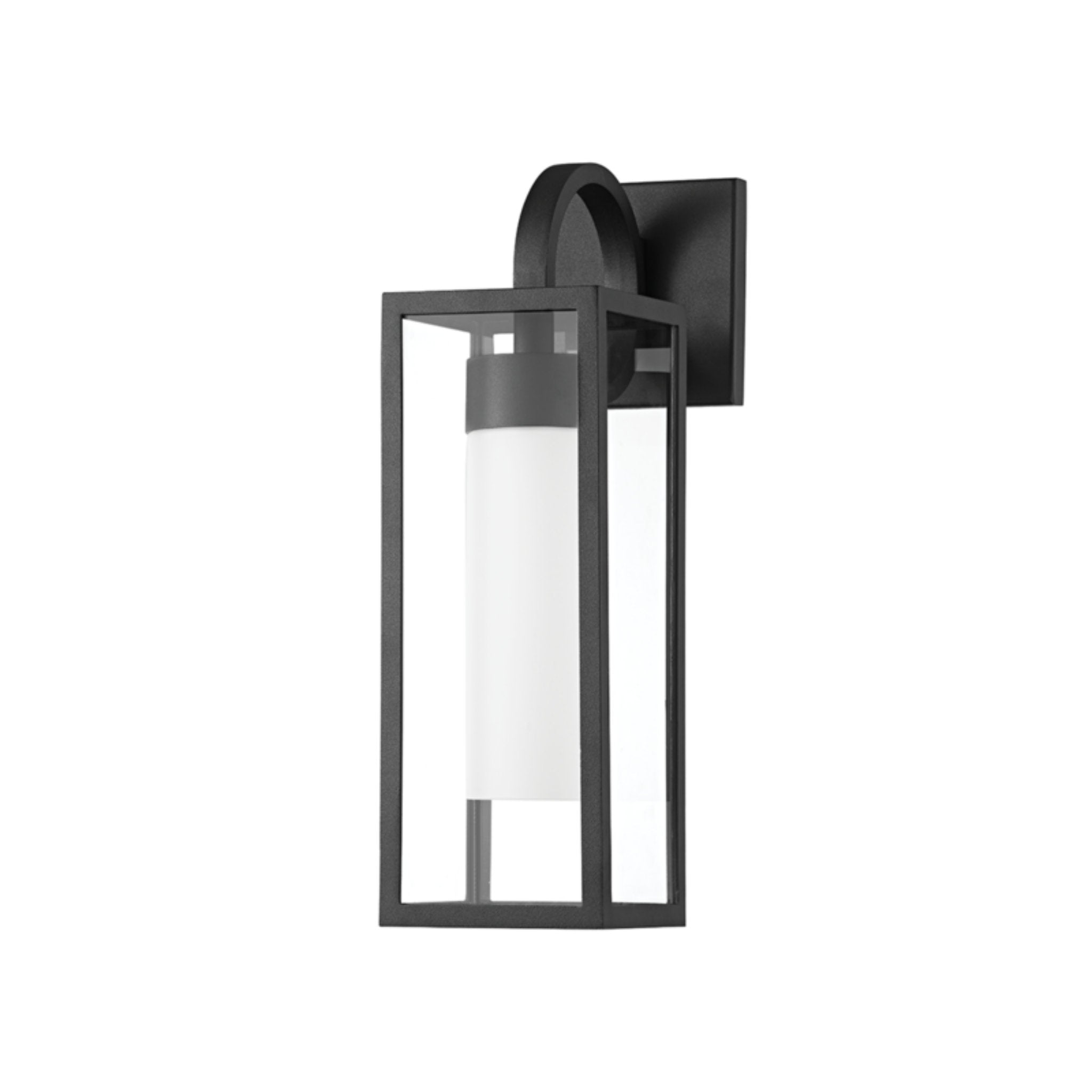 Pax Wall Sconce 1-Light Outdoor LED in  Textured Black 5L x 5W x 16.5H