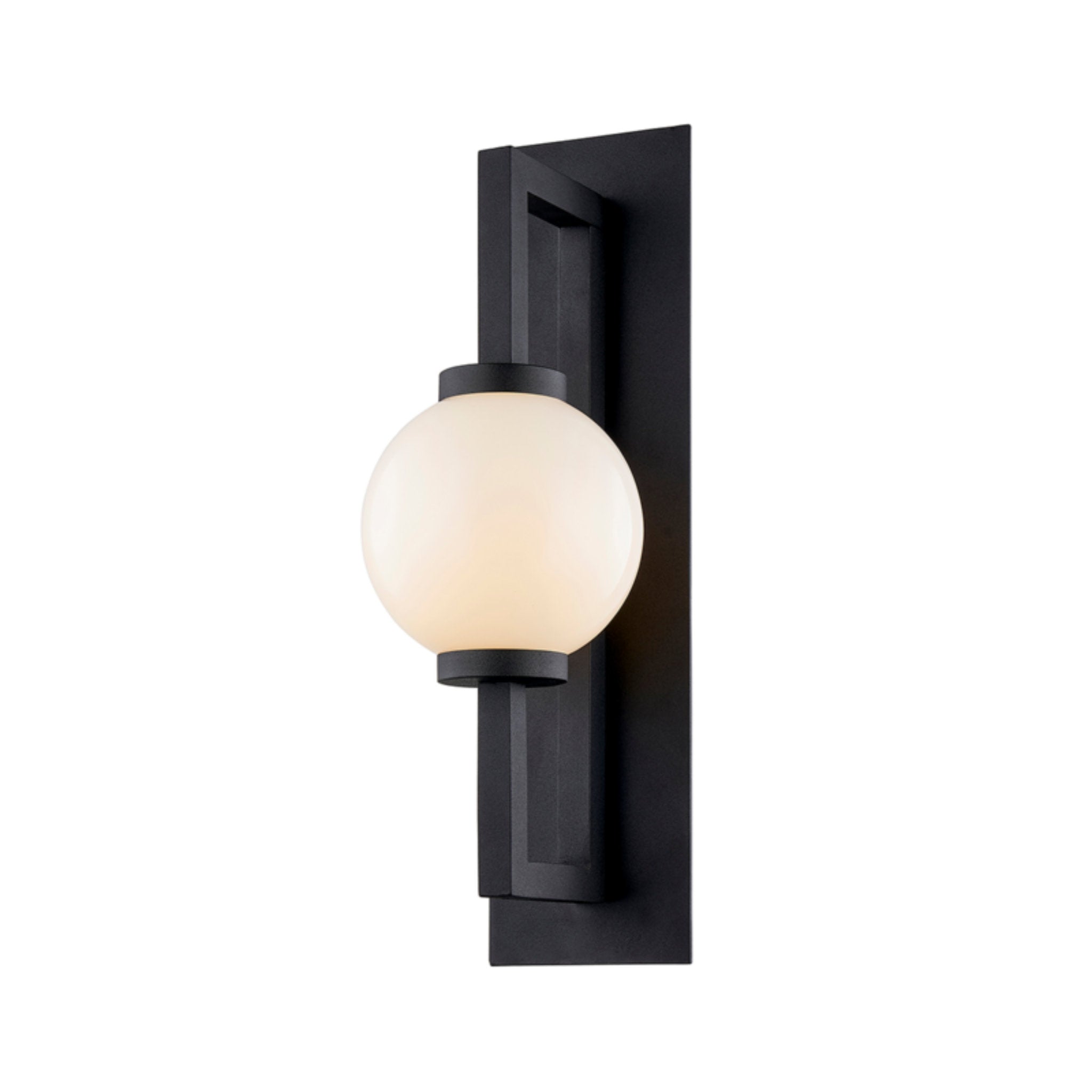 Darwin Wall Sconce 1-Light Outdoor LED in  Textured Black 6L x 6W x 18.75H