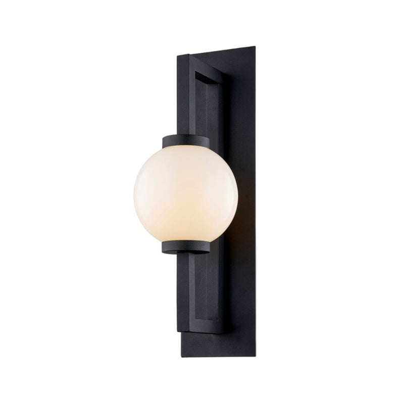 Darwin 1 Light Wall Sconce in Textured Black