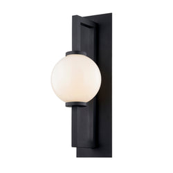 Darwin 1 Light Wall Sconce in Textured Black